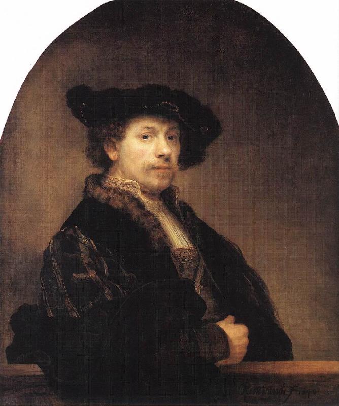REMBRANDT Harmenszoon van Rijn Self-Portrait  stwt